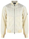 Shadow Project Zipped Bomber Jacket Ivory - STONE ISLAND - BALAAN 2