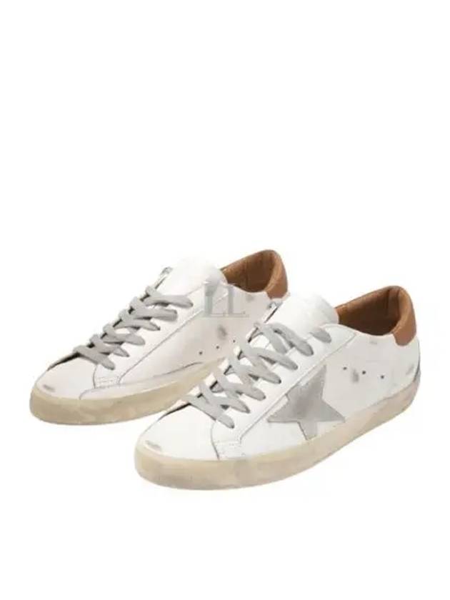 Superstar Brown Tab Sneakers White - GOLDEN GOOSE - BALAAN 2