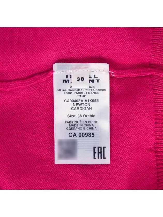 Newton Cotton Cardigan Pink - ISABEL MARANT ETOILE - BALAAN 11