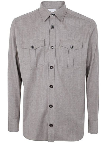 Pt01 Man Safari Shirt Regular Fit Clothing - PT01 - BALAAN 1