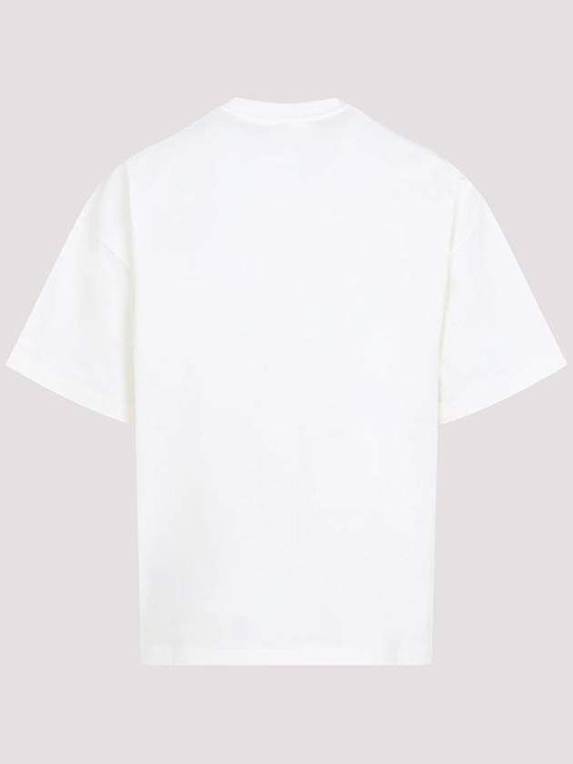 Logo Print Short Sleeve T-Shirt White - JIL SANDER - BALAAN 3