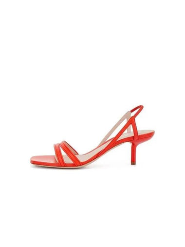 Women s double strap kitten heel sandals red 271320 - EMPORIO ARMANI - BALAAN 1