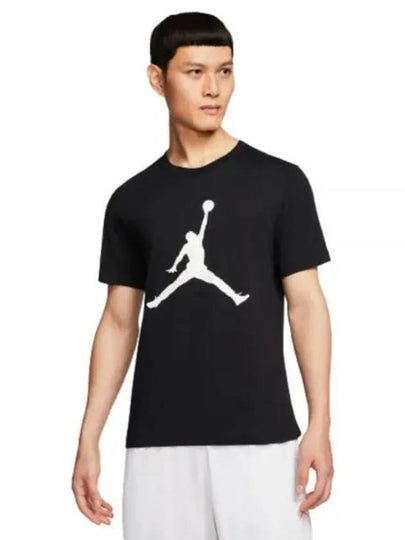 Men's Jordan Jumpman Logo Short Sleeve T-Shirt Black - NIKE - BALAAN 2