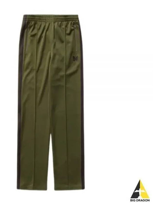 Poly Smooth Narrow Track Pants Olive - NEEDLES - BALAAN 2