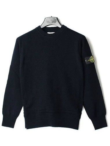 Kids Women s Wappen Knit Navy 7516502A4 V0020 - STONE ISLAND - BALAAN 1