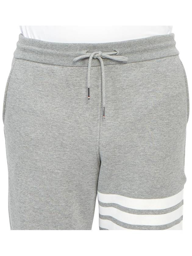 Men's Classic Loopback Engineered 4-Bar Sweatpants Light Grey - THOM BROWNE - BALAAN 7