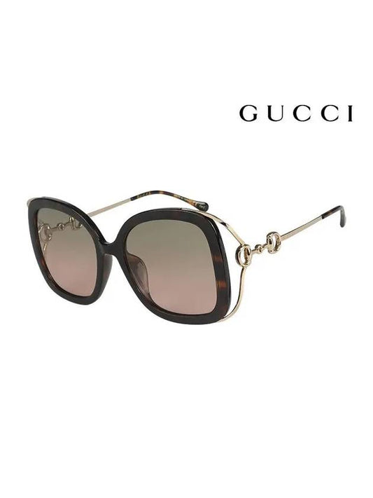 sunglasses GG1021S 001 square acetate women - GUCCI - BALAAN 1