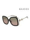 sunglasses GG1021S 001 square acetate women - GUCCI - BALAAN 2