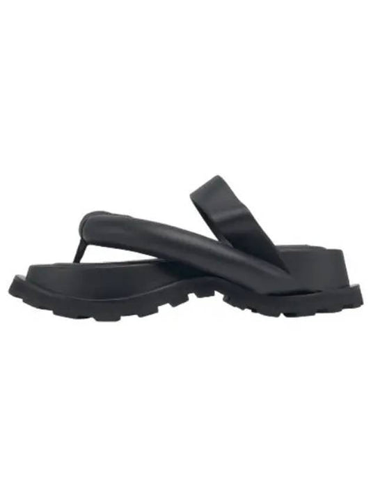 Nappa leather sandals black - JIL SANDER - BALAAN 1