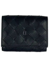 Intrecciato Half Wallet Black - BOTTEGA VENETA - BALAAN 2