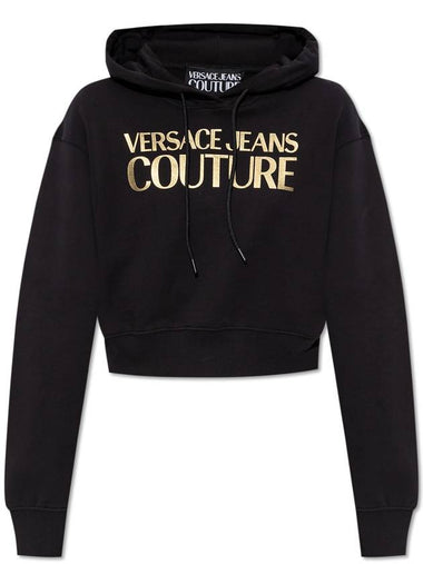 Versace Jeans Couture Hooded Sweatshirt, Women's, Black - VERSACE - BALAAN 1