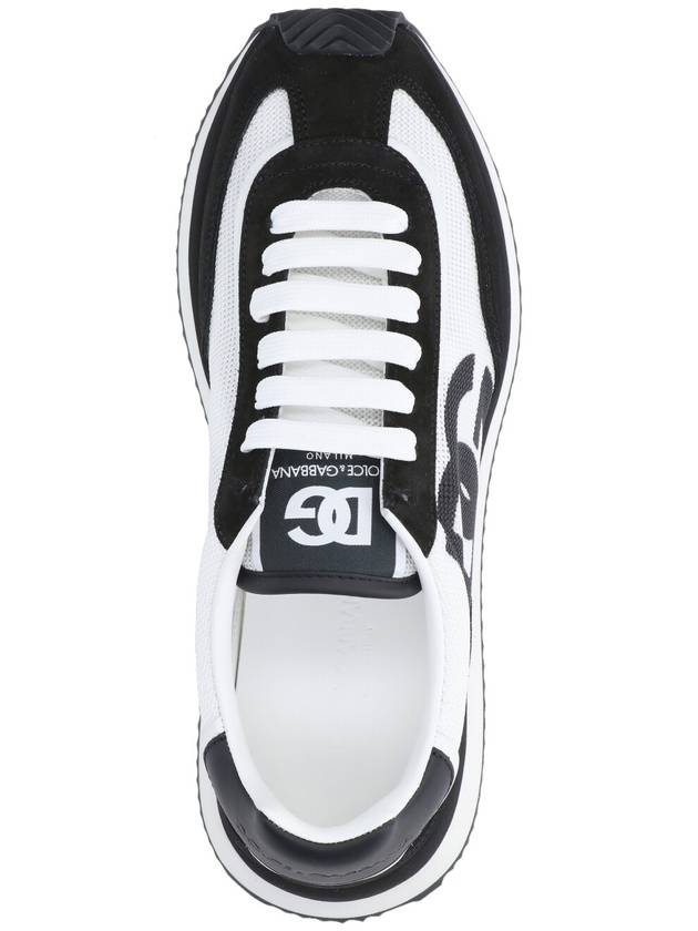 DG Logo Cushion Low Top Sneakers White Black - DOLCE&GABBANA - BALAAN 6