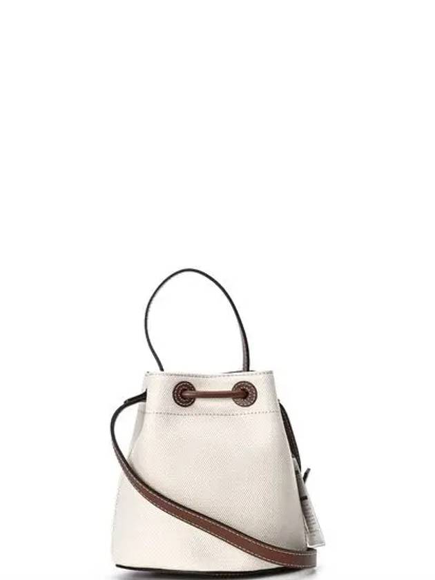 Mini TB Bucket Bag Natural Malt Brown - BURBERRY - BALAAN 4