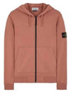 Compass Badge Zip Up Hoodie Dark Orange - STONE ISLAND - BALAAN 2