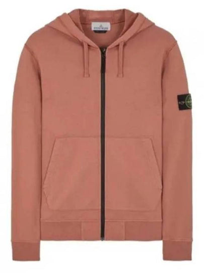 Compass Badge Zip Up Hoodie Dark Orange - STONE ISLAND - BALAAN 2