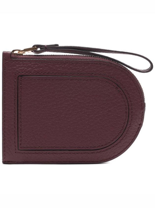 Pain D Pouch Card Holder Taurillon Soft Rosewood - DELVAUX - BALAAN 2