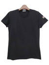 Logo Patch Jersey Cotton Short Sleeve T-Shirt Black - MONCLER - BALAAN 2