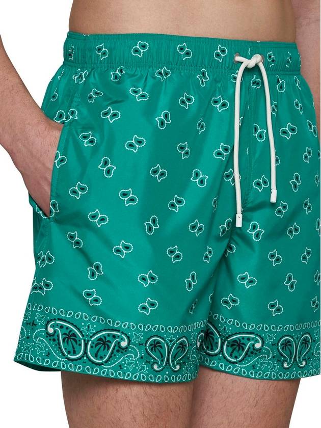 Paisley Print Swim Shorts PMFD002S24FAB0055555 - PALM ANGELS - BALAAN 5