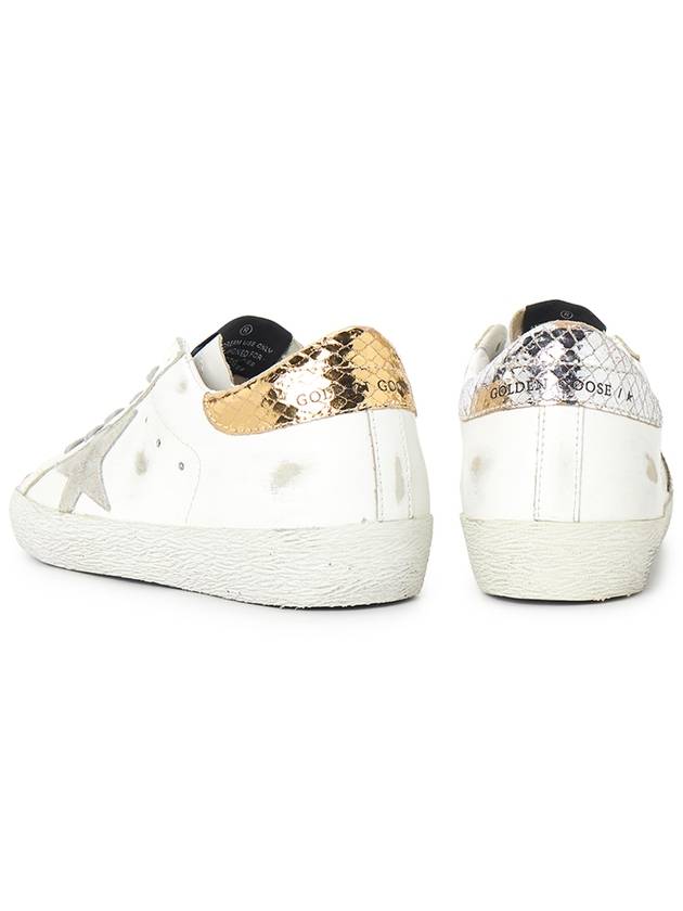 Silver Tab Super Star Low Top Sneakers White - GOLDEN GOOSE - BALAAN 8