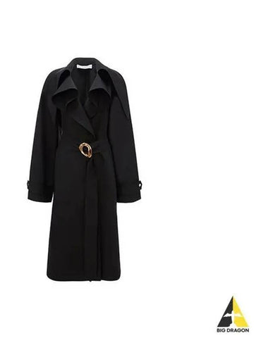 J W Anderson Women s Trench Coat Black CO0204PG0824 - JW ANDERSON - BALAAN 1