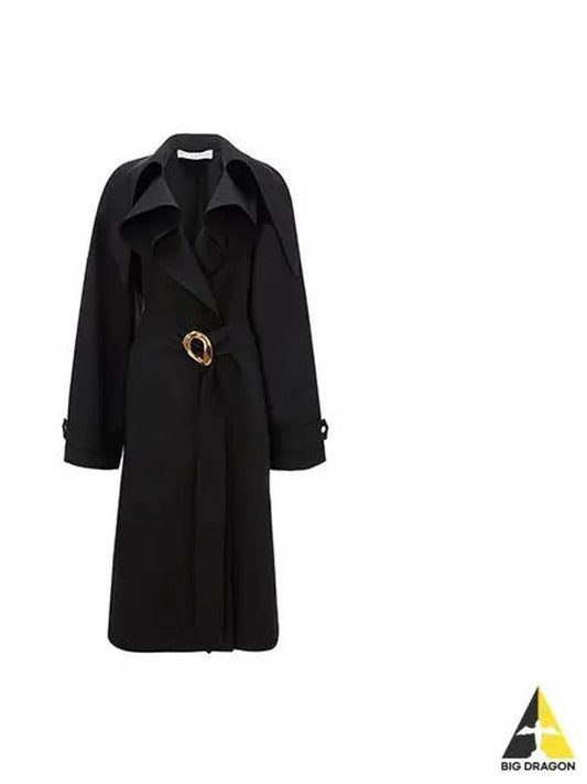 J W Anderson Women s Trench Coat Black CO0204PG0824 - JW ANDERSON - BALAAN 1