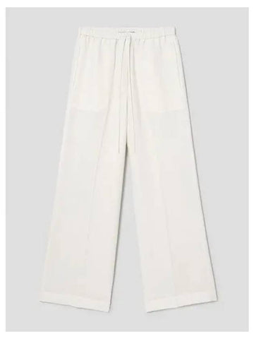 Women s Fluid Drawstring Strap Adjustable Pants Trousers White Domestic Product GM0024040250747 - TOTEME - BALAAN 1