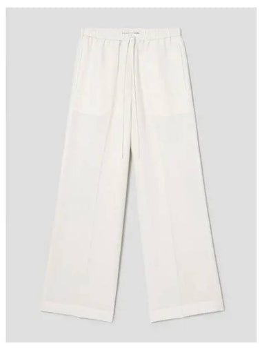 Women s Fluid Drawstring Strap Adjustable Pants Trousers White Domestic Product GM0024040250747 - TOTEME - BALAAN 1