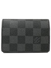 Damier Envelope Business Card Wallet Graphite - LOUIS VUITTON - BALAAN 1