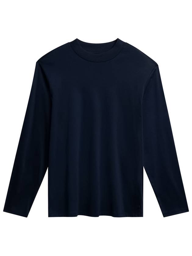 Ace Mock Neck Long Sleeve T-Shirt Navy - J.LINDEBERG - BALAAN 2