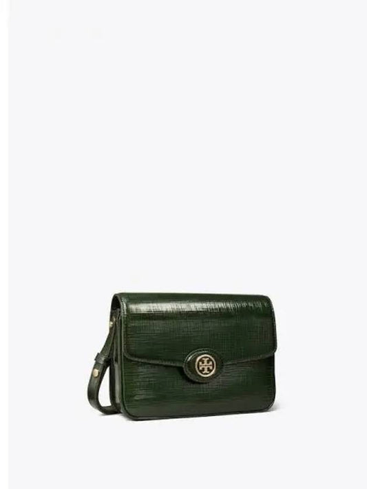 Robinson Crohatched Convertible Shoulder Bag Crossbag Evergreen Domestic Product GM0024072627698 - TORY BURCH - BALAAN 1