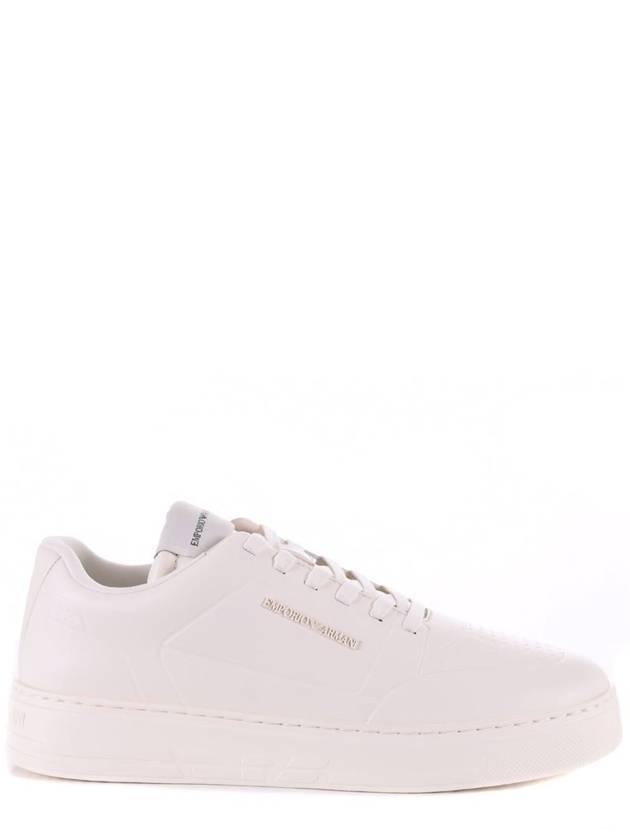 Emporio Armani  Leather Sneakers - EMPORIO ARMANI - BALAAN 1