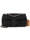 Tabby 20 Women s Denim Chain Shoulder Bag CR701 LH BLACK - COACH - BALAAN 1