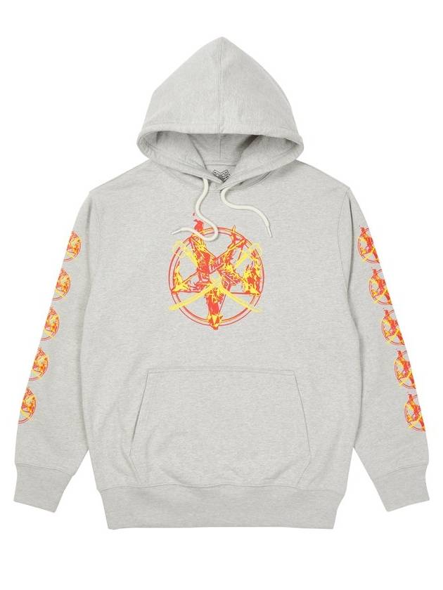 flame hood gray flamed hood gray - PALACE - BALAAN 3