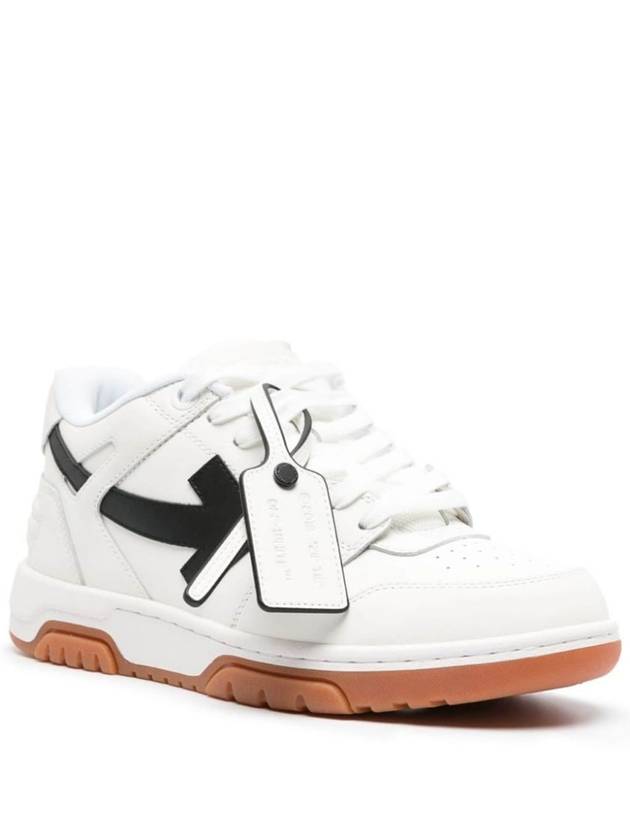 24 ss leather sneakers WITH ICONCI zip tie OMIA189C99LEA0110110 B0650994085 - OFF WHITE - BALAAN 3