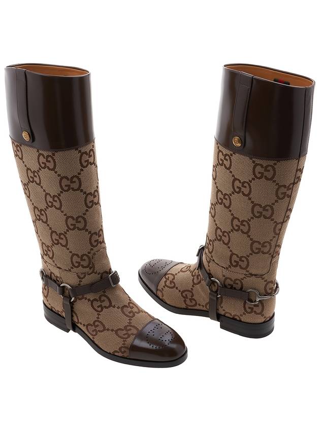 knee-high harness walker boots - GUCCI - BALAAN.