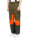 Grenoble Logo Straight Pants Orange Khaki - MONCLER - BALAAN 4