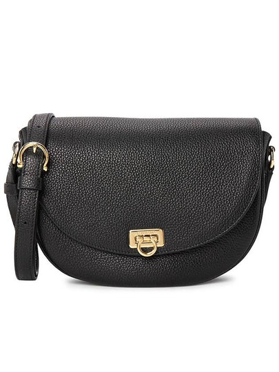 Gancini Leather Shoulder Bag Black - SALVATORE FERRAGAMO - BALAAN 2