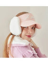 Golf Wear Two-Way Fur Earrings Sun Cap Peach - J JANE - BALAAN 1