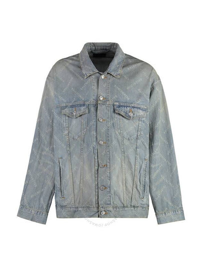 Logo Print Denim Jacket Blue - BALENCIAGA - BALAAN 2