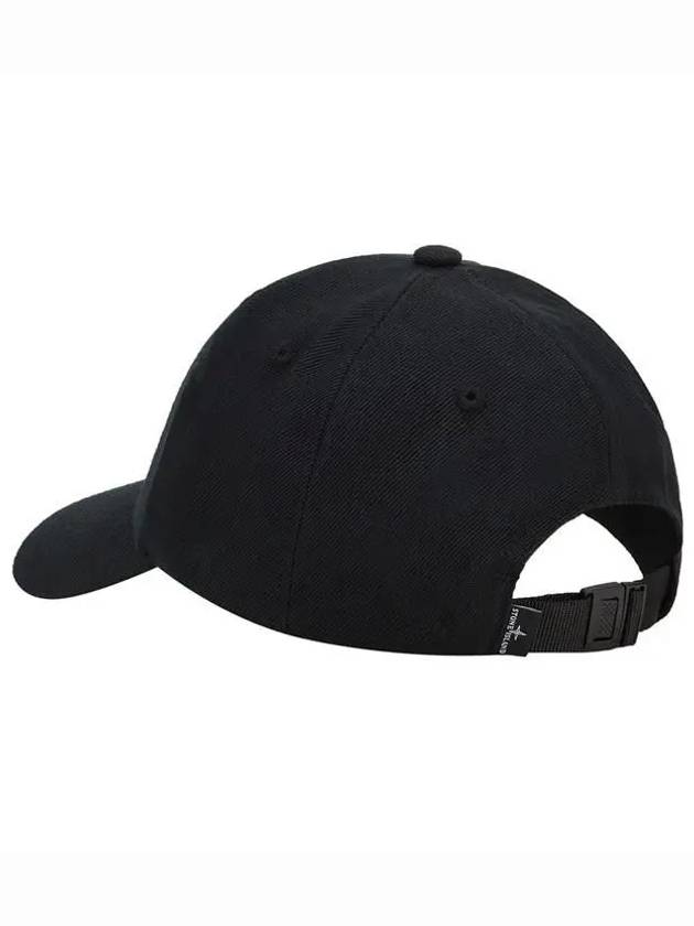 Embroidered Logo Ball Cap Black - STONE ISLAND - BALAAN 5