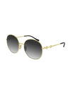 Eyewear Round Metal Sunglasses Gold - GUCCI - BALAAN 1