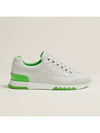 Trail Leather Low Top Sneakers Blanc - HERMES - BALAAN 3