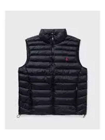 Logo String Padded Vest Black - POLO RALPH LAUREN - BALAAN 2