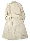 Satin Trench Coat Ivory - AMI - BALAAN 3