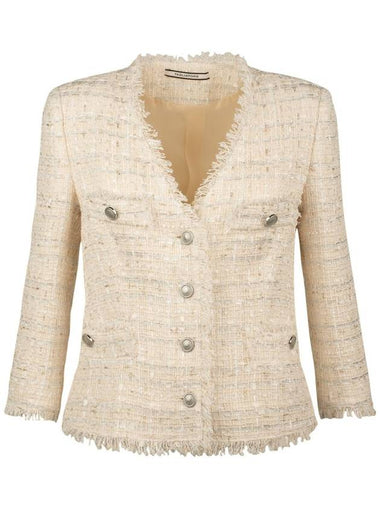 Tagliatore Chanel Dharma Ivory Jacket - TAGLIATORE - BALAAN 1