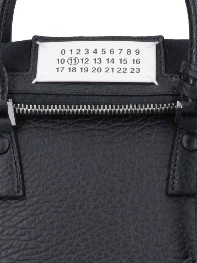 5AC Logo Patch Mini Tote Bag Black - MAISON MARGIELA - BALAAN 5