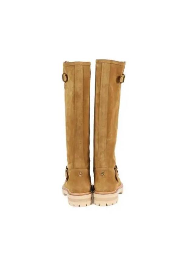 Biker suede high boots II CRT CAMEL - JIMMY CHOO - BALAAN 5