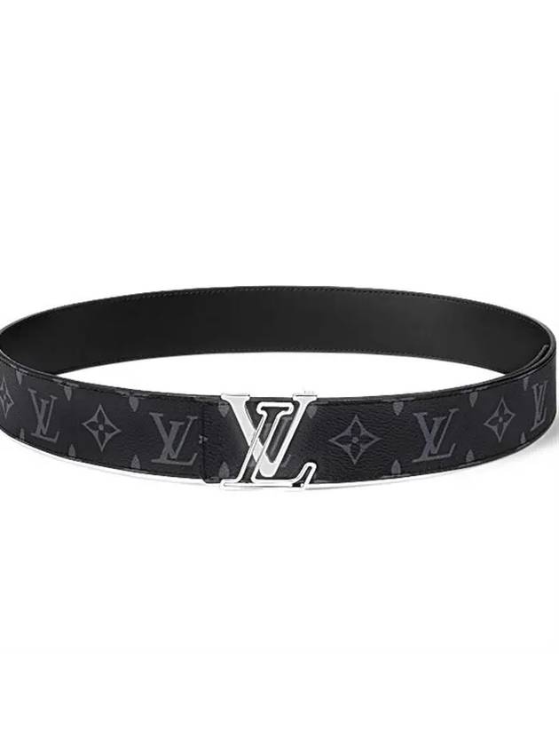 LV 40mm Reversible Monogram Eclipse Leather Belt Black - LOUIS VUITTON - BALAAN 4