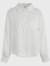 Coconut Loose Fit Linen Shirt Ivory - MICANE - BALAAN 1