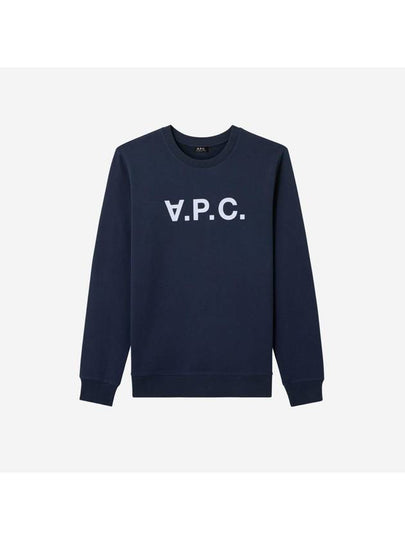 VPC Logo Sweatshirt Navy - A.P.C. - BALAAN 2